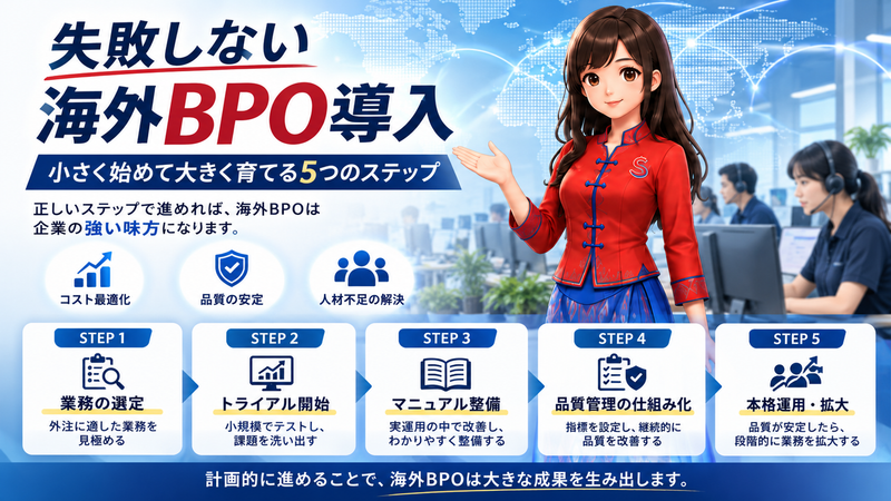 失敗しない海外BPO導入